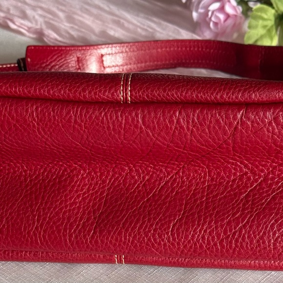 Dooney & Bourke vintage red leather bag - Picture 4 of 13